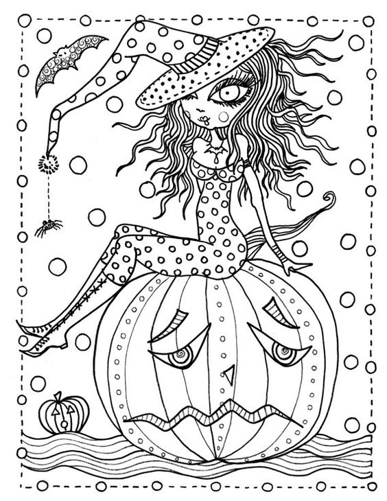 halloween abstract coloring pages - photo #3