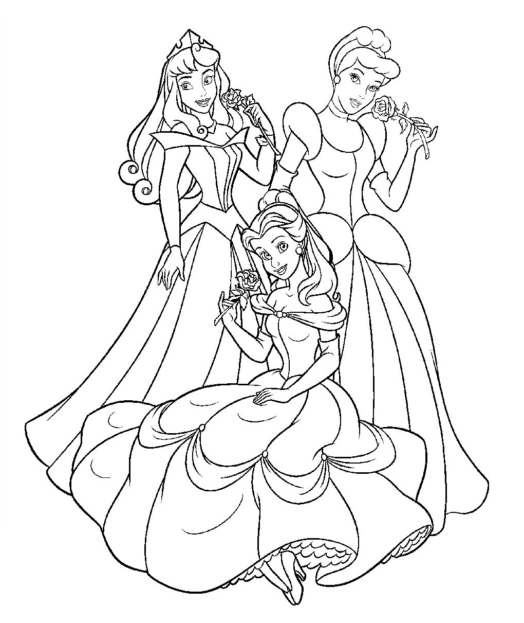 Dibujos Para Colorear De Las Princesas Disney Dibujos Para Colorear