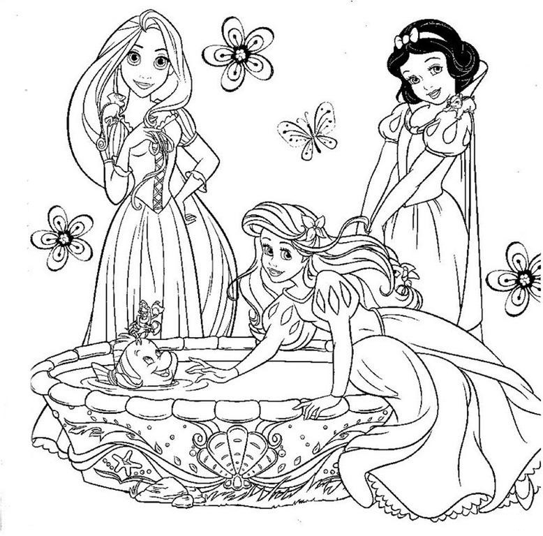 Dibujos Para Colorear Gratis De Princesas Dibujos Para Dibujar