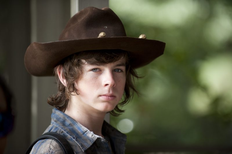 Carl Grimes (Chandler Riggs) - The Walking Dead _ Season 4, Episode 11 - Photo Credit: Gene Page/AMC