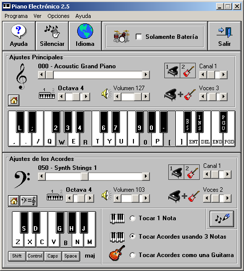 Piano Electrónico Gratis