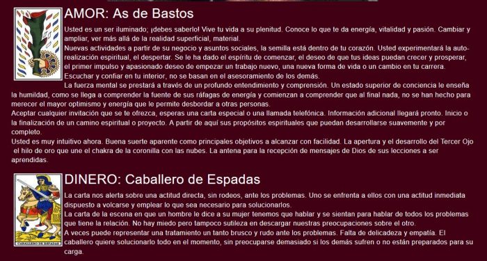 Mejor tirada de tarot online gratis