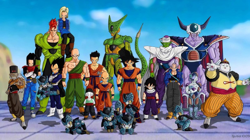 Heróes y villanos de Dragon Ball Z hasta Celula