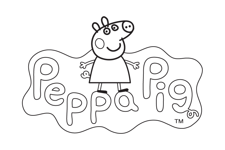 Dibujos para colorear de Peppa Pig