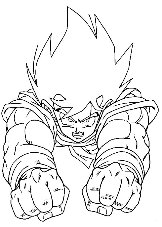 Dibujos para colorear de Dragon Ball Z