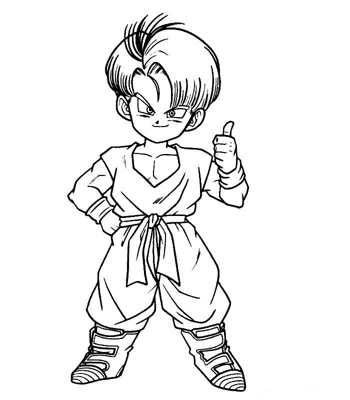 Dibujos para colorear de Dragon Ball Z