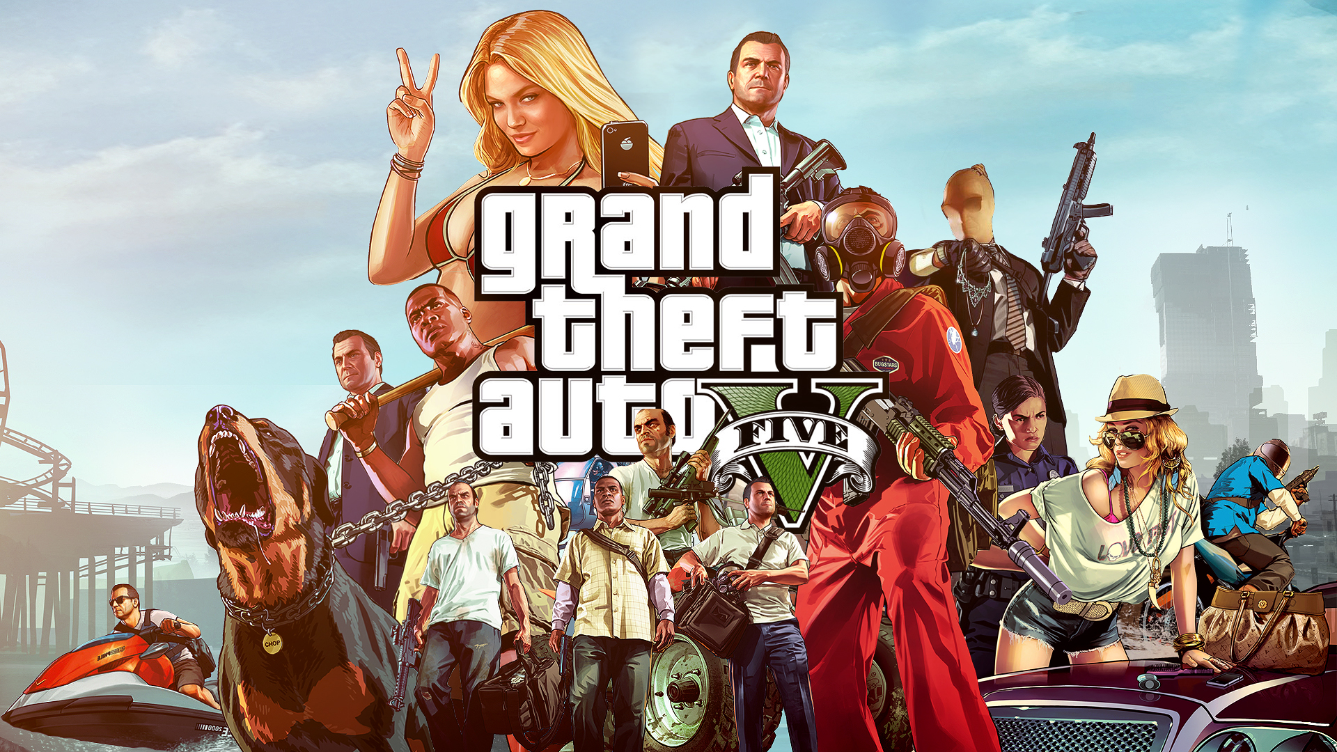 Fondos de pantalla de GTA 5, Wallpapers Grand Theft Auto V Gratis