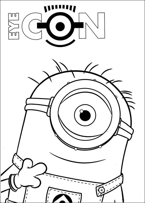 minions coloring pages banana split - photo #28