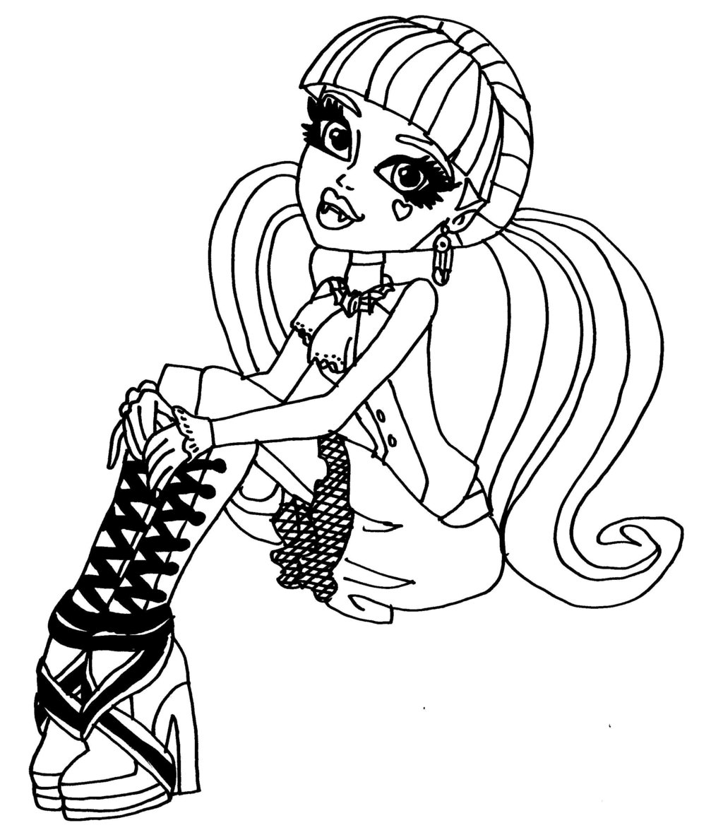 Dibujos Para Colorear De Las Monster High Dibujos Para Colorear Porn 