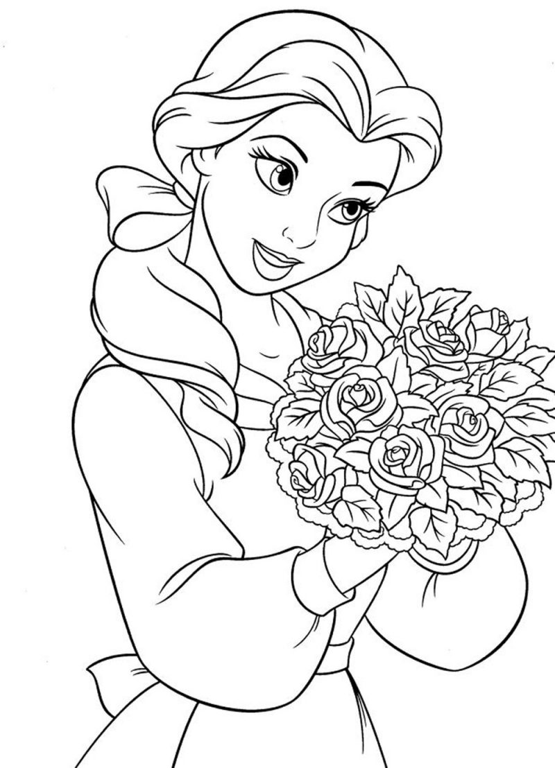 bella-disney-dibujo-para-colorear