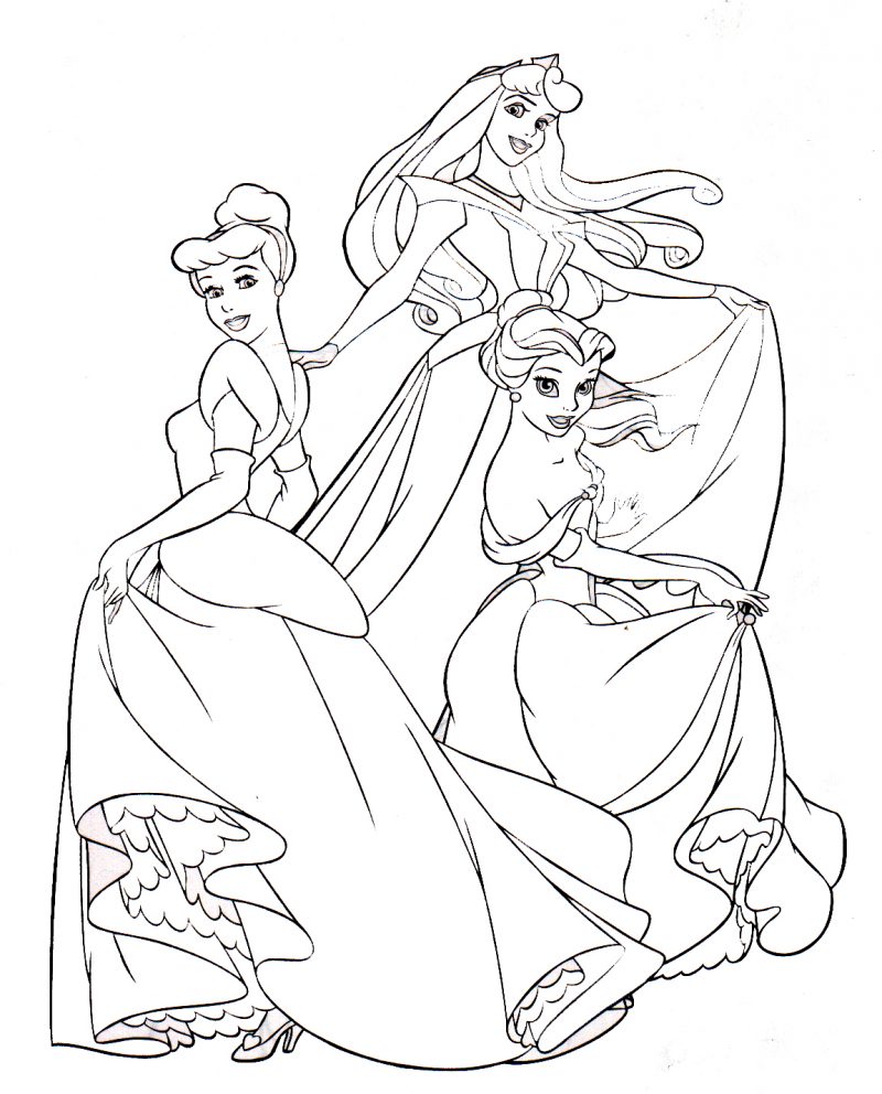 colorear-dibujos-princesas-disney-e-imprimir