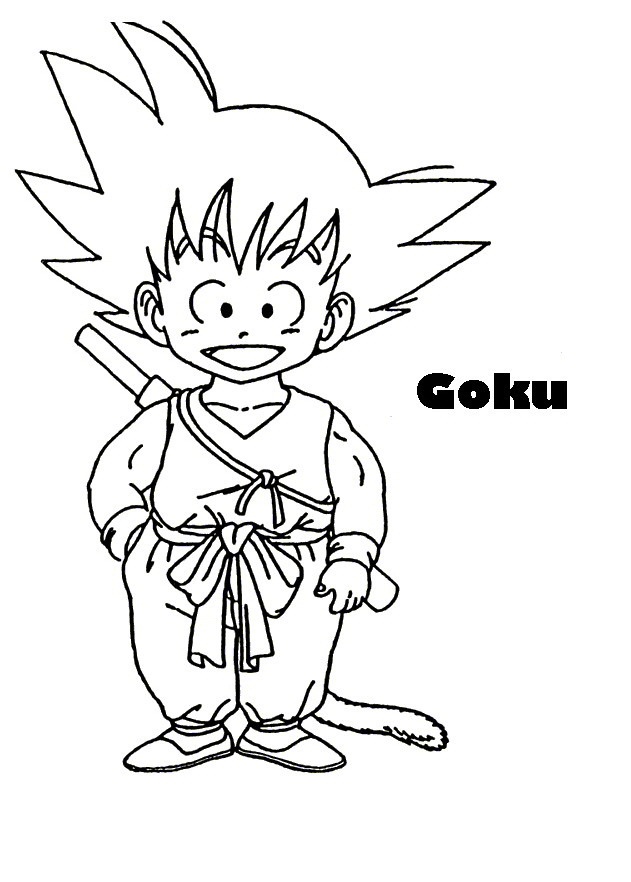 Dibujos para colorear de Goku