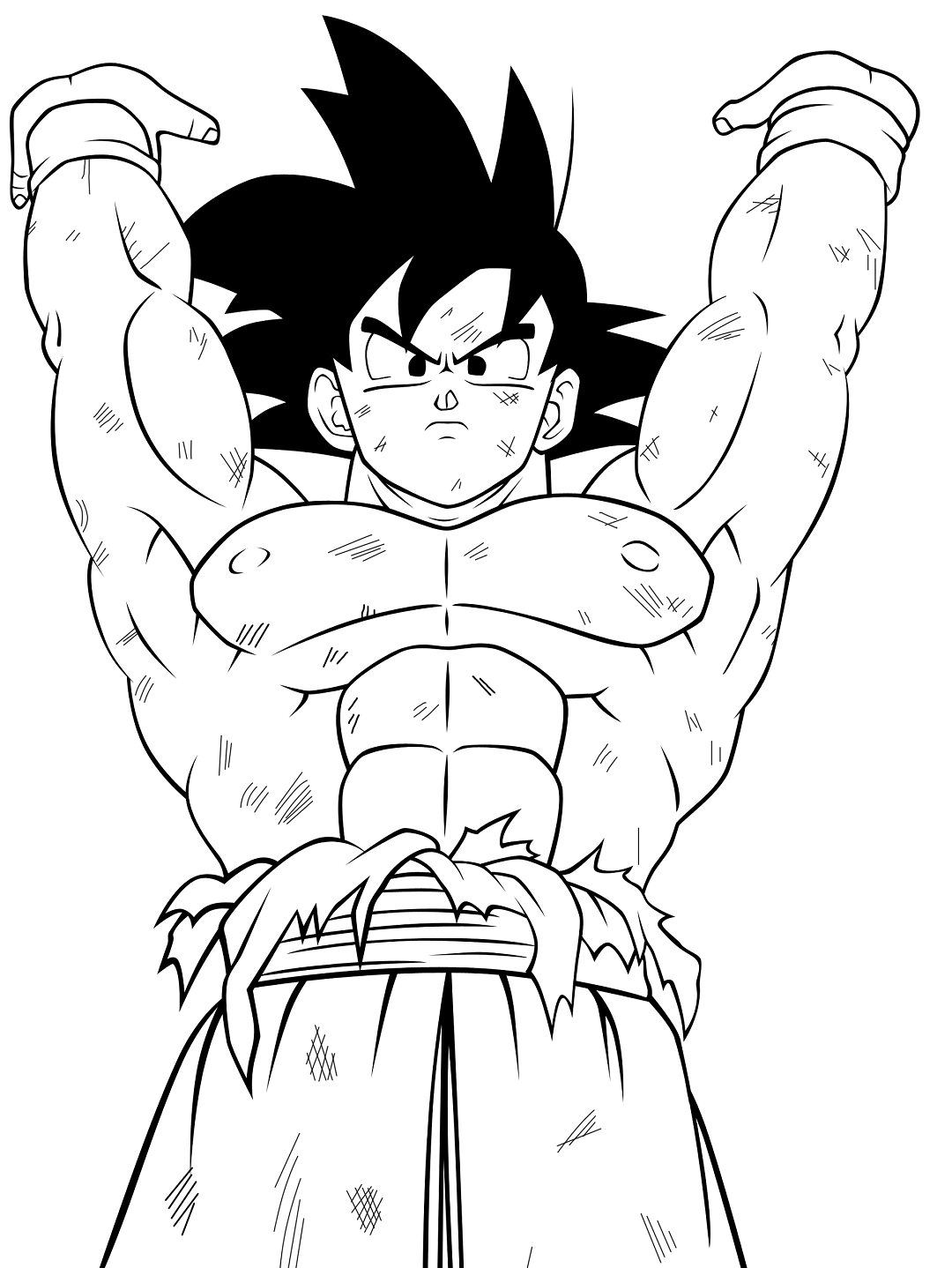 Dibujos para colorear de Goku