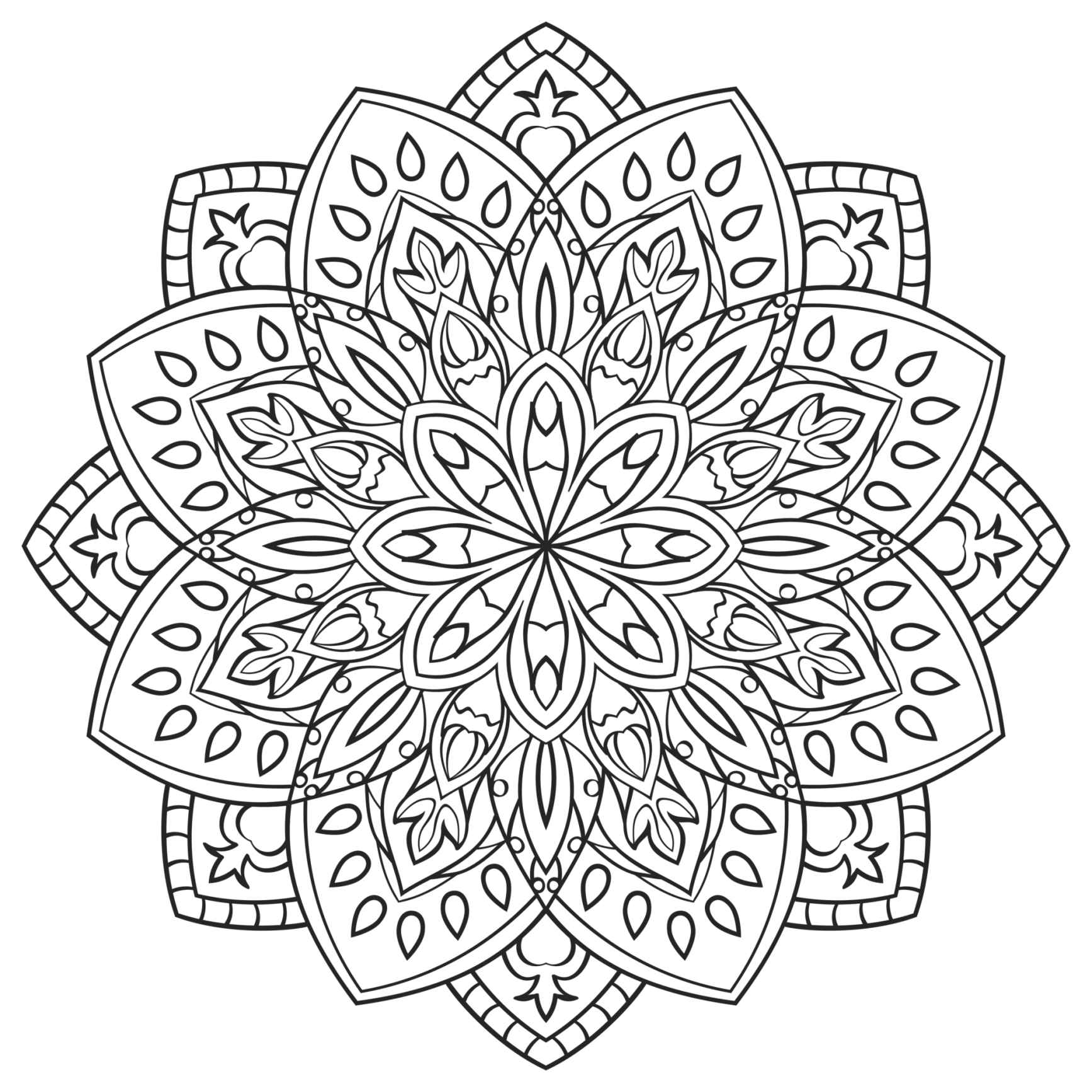 Mándalas Para Colorear Dibujos Mandalas Para Imprimir