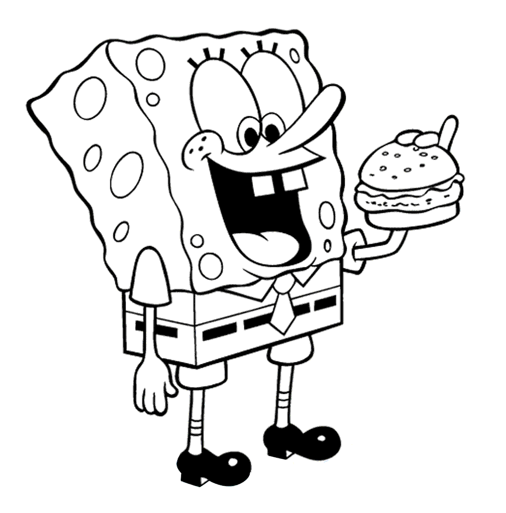 Dibujos para colorear de Bob Esponja