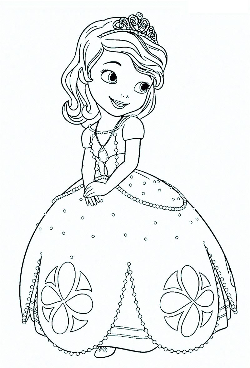 la-princesa-sofia-disney-para-colorear