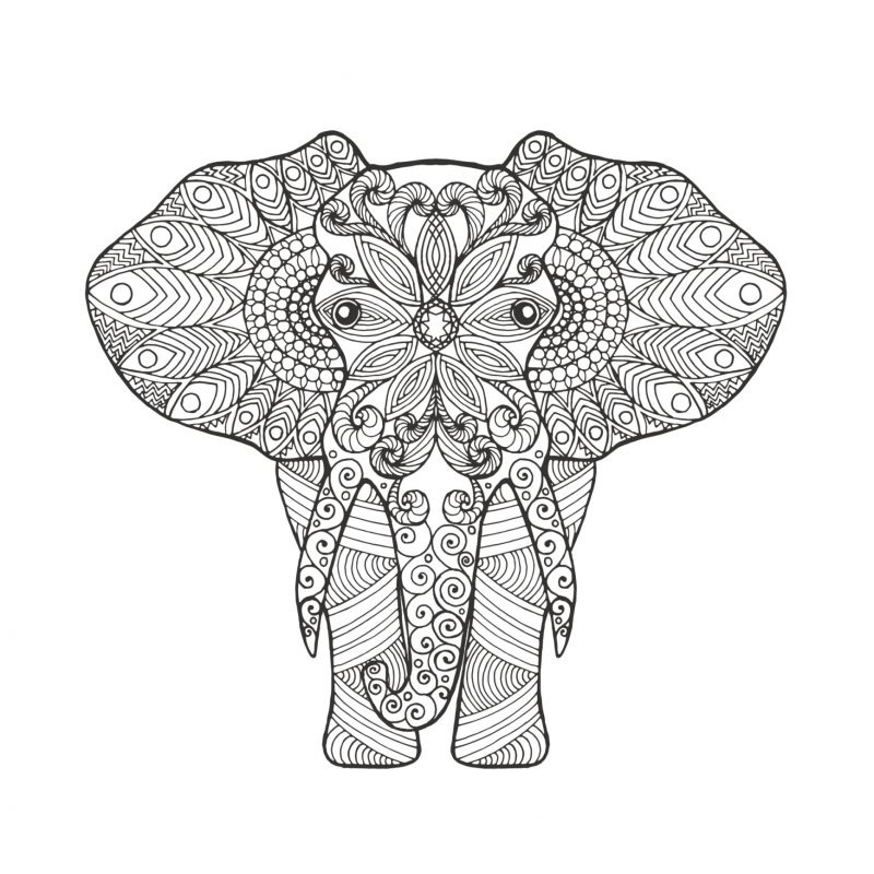 mandala-elefante-para-colorear