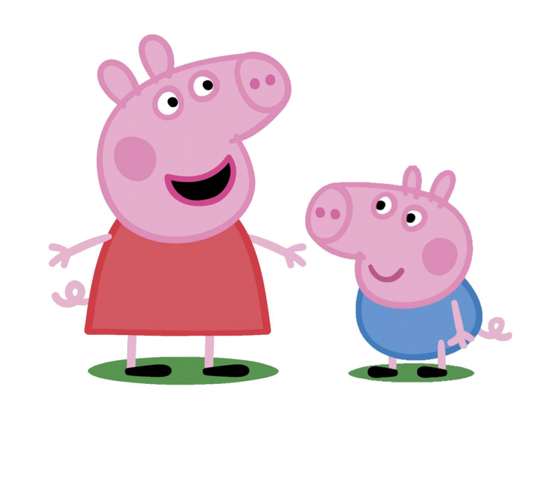 peppa-pig-y-su-hermano-fondos-de-pantalla-hd