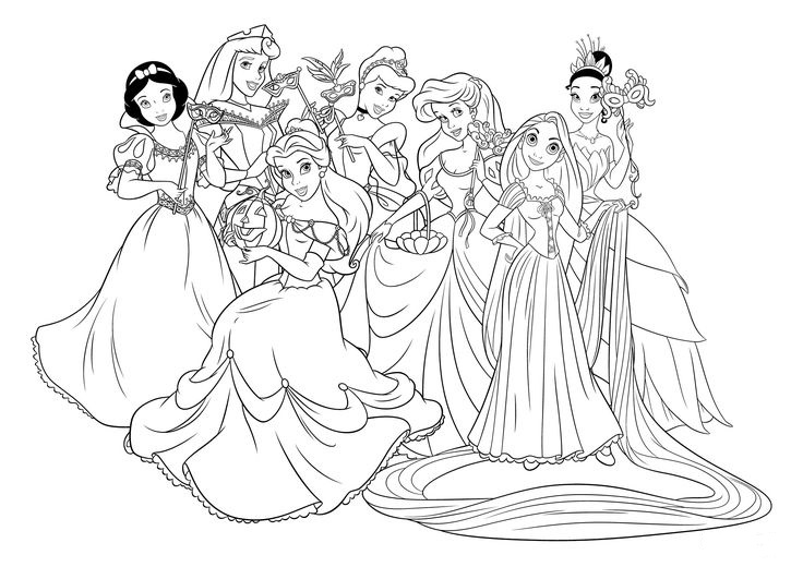 Featured image of post Dibujos Para Pintar De Princesas De Disney Para Imprimir Pinta con tus colores preferidos a la princesa aurora y al pr ncipe felipe