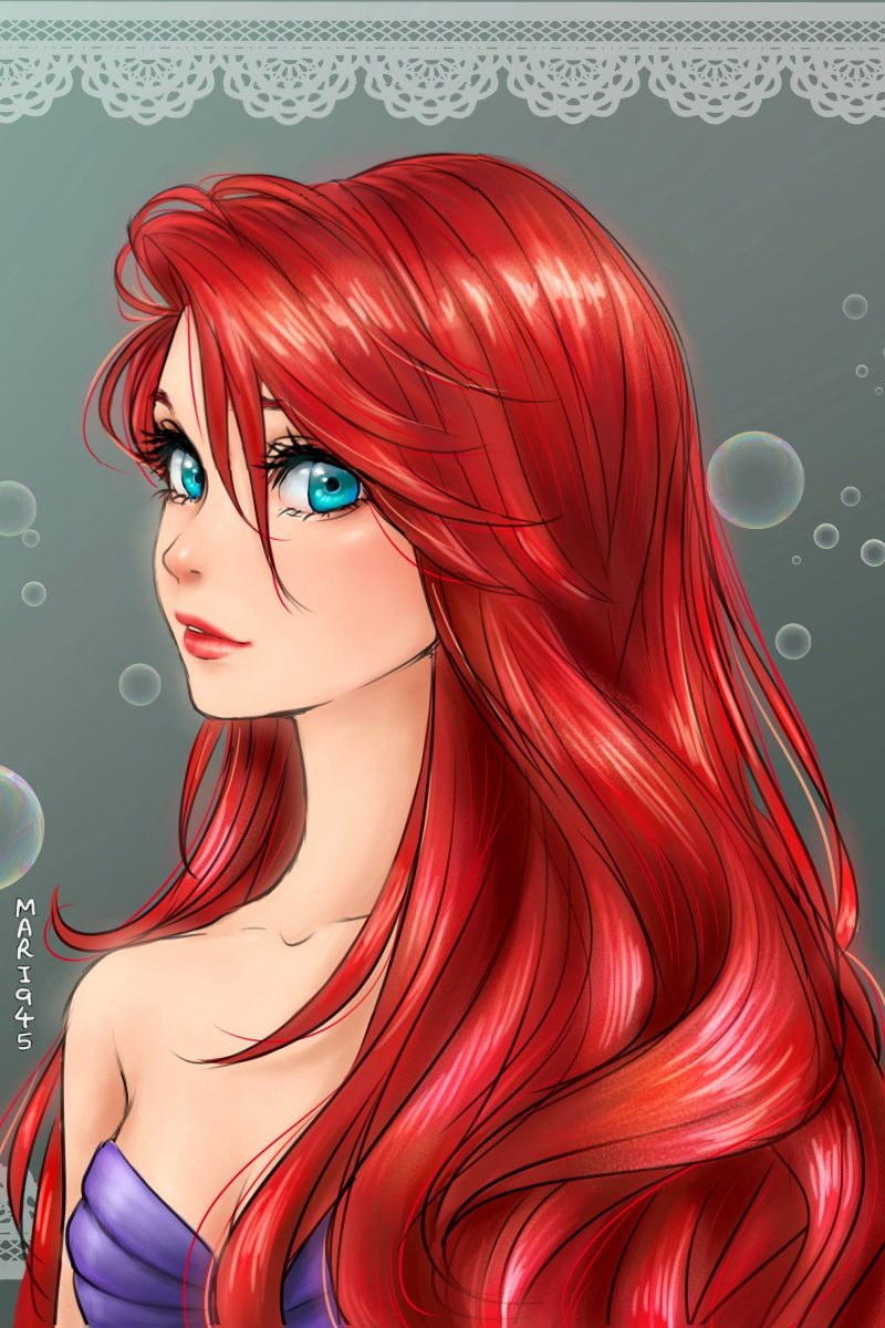 princesa-ariel-la-sirenita-disney-fondo-anime