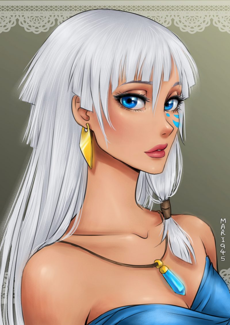 princesa-kida-atlantis-disney-fondo-anime