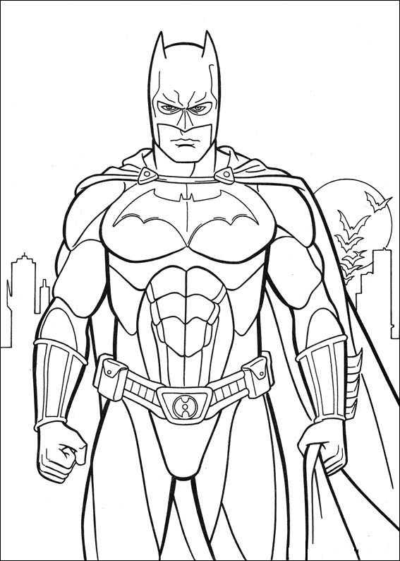 Descargar Dibujos de Batman para colorear e imprimir Gratis