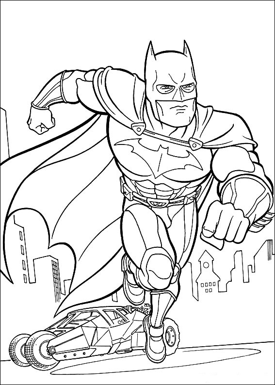 Descargar Dibujos de Batman para colorear e imprimir Gratis