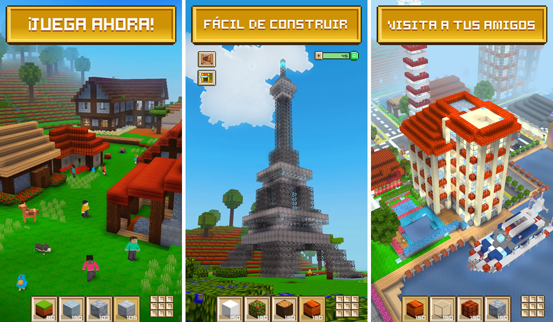 Block Craft 3D Simulator, de construcción gratis para móviles