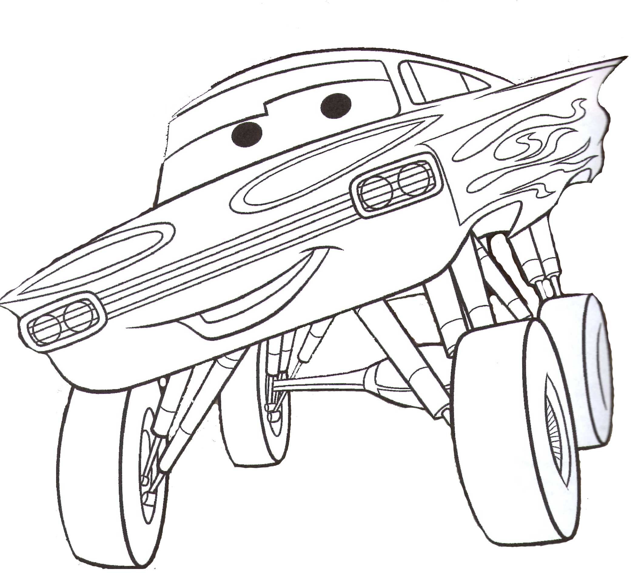 Dibujos de Cars para colorear e imprimir gratis