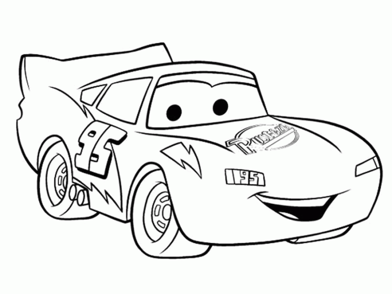 Car Picture For Coloring 2