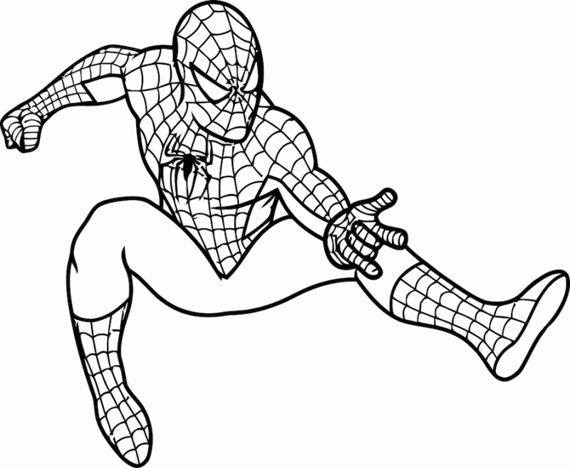 Dibujos de Spiderman para colorear 1