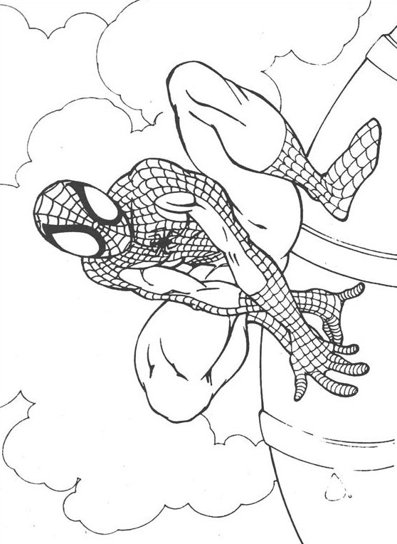 Dibujos de Spiderman para colorear 11