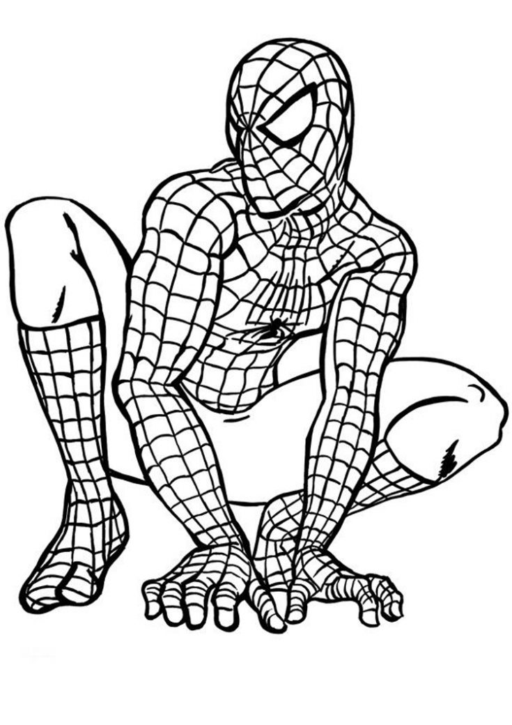Dibujos de Spiderman para colorear 2