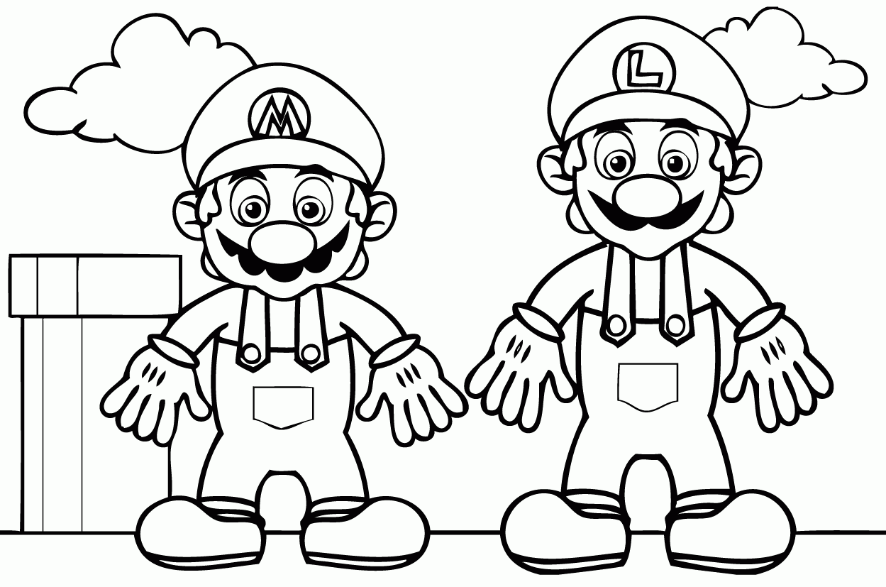 Dibujos De Super Mario Para Colorear E Imprimir