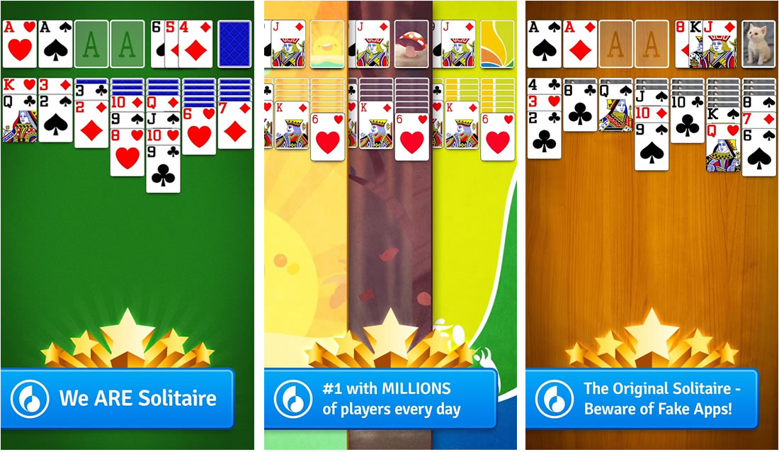 de cartas del Solitario para Android iPhone Gratis