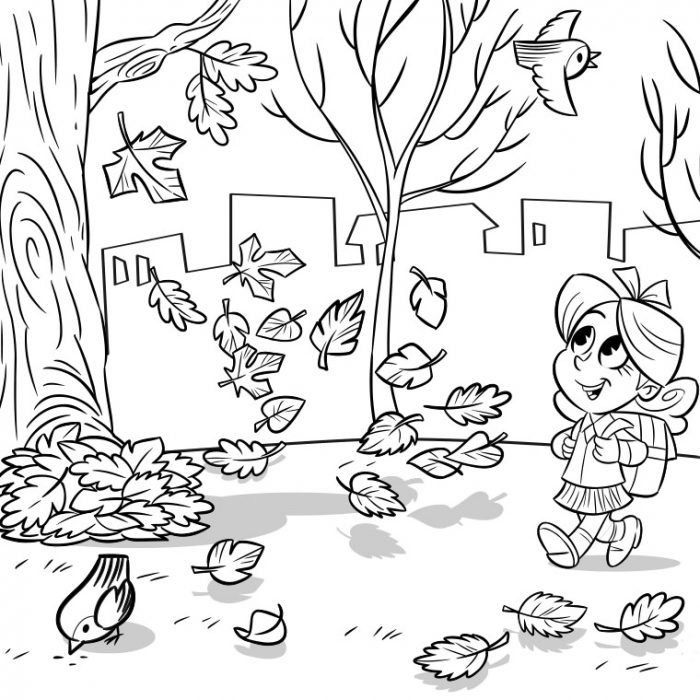 Dibujos de Otoño para colorear e imprimir gratis