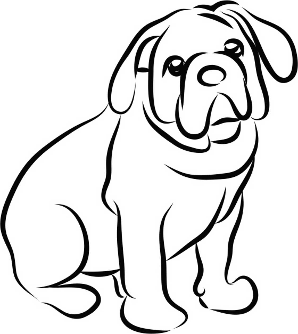  Dibujos  de  perros  para  colorear  e imprimir gratis