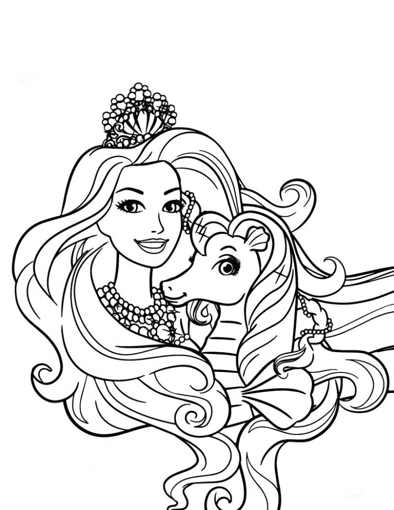 dibujos-para-colorear-de-barbie-2