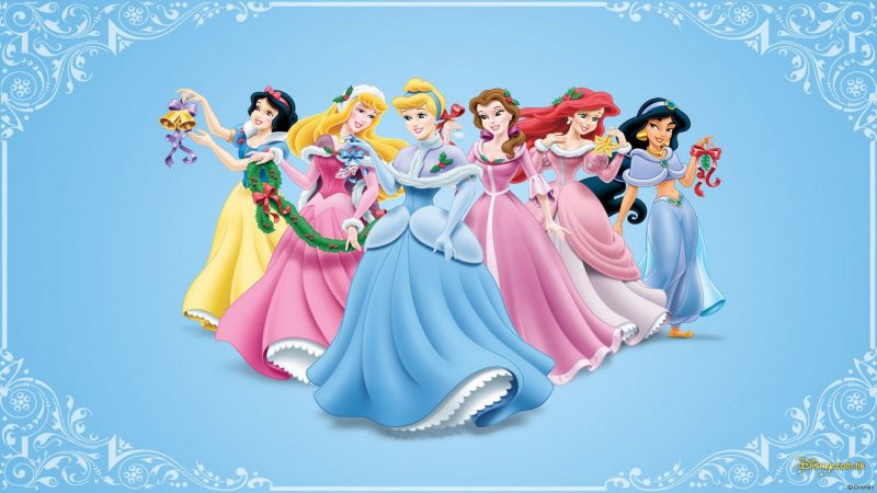 disney princess merry christmas