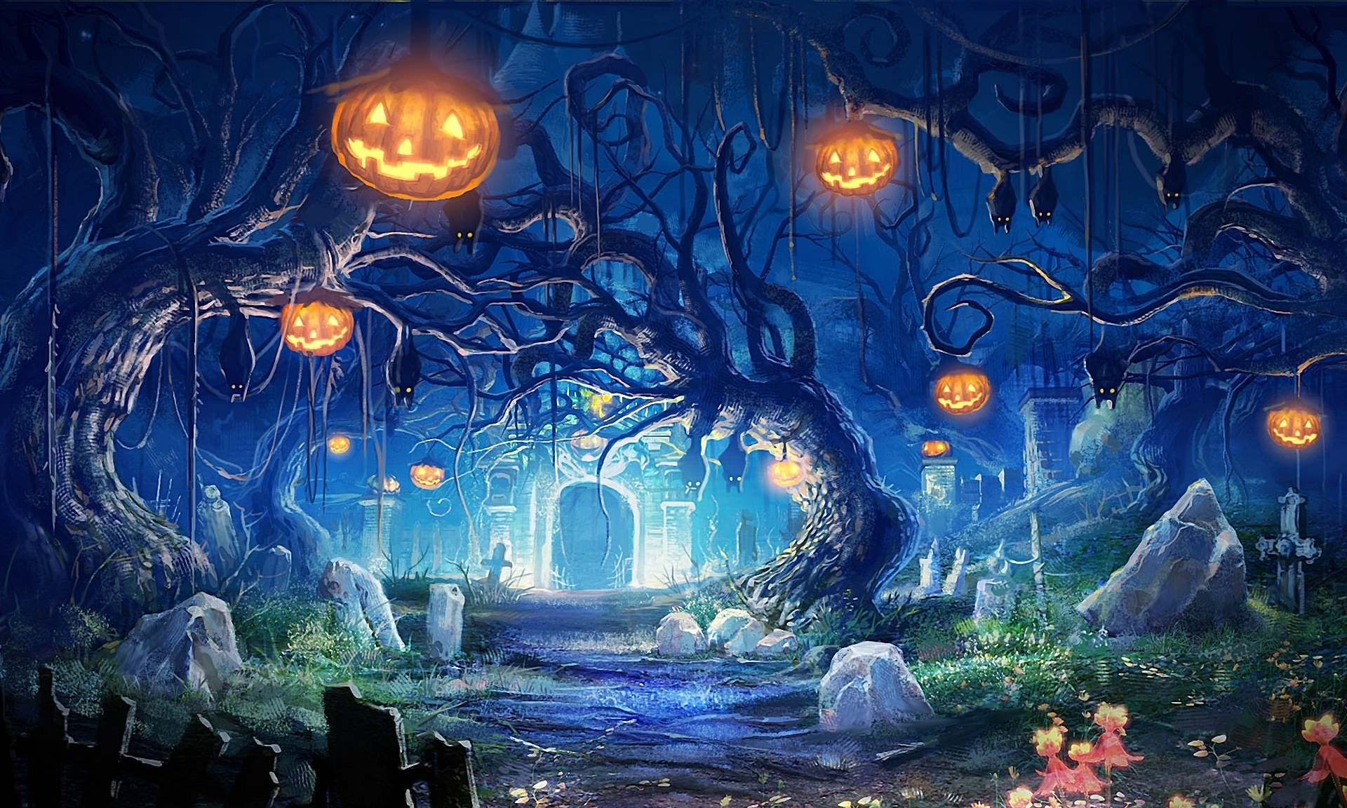 wallpapers de halloween 3d