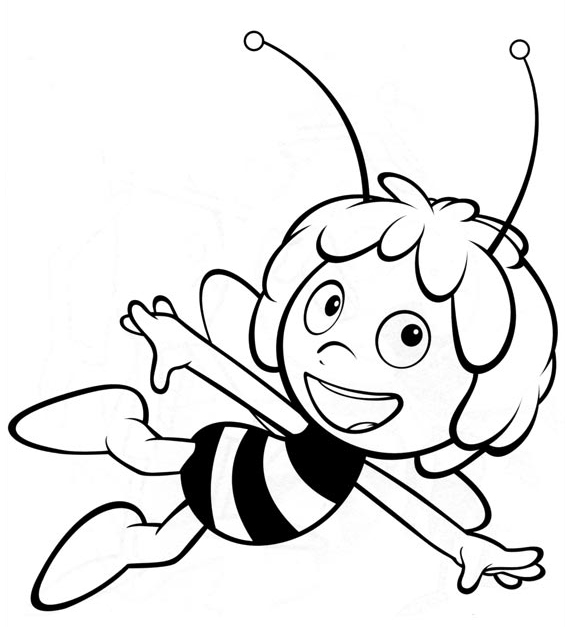 la-abeja-maya-feliz