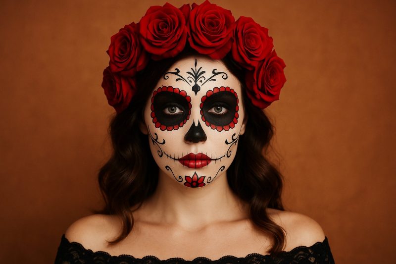 Maquillaje de la Catrina