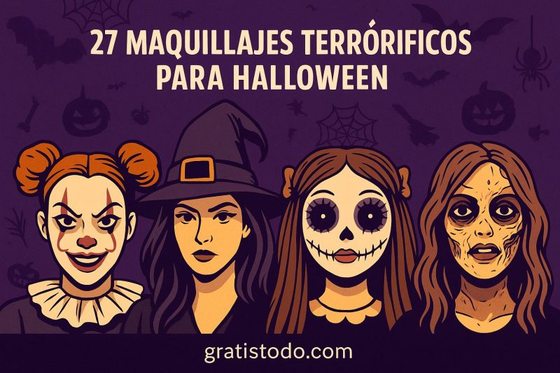 Maquillajes terroríficos para Halloween