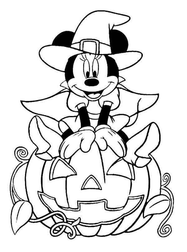 Dibujos de Halloween Disney para colorear e imprimir