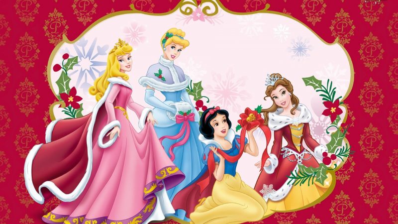 navidad princesas disney