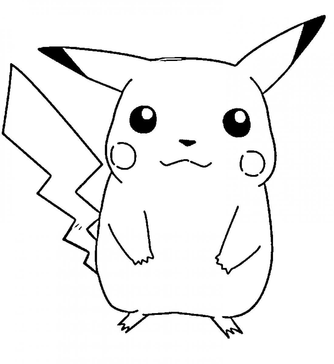 Dibujos De Pikachu Para Colorear E Imprimir Gratis