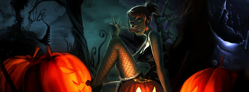 Portadas Halloween para facebook, imágenes halloween