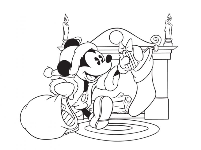 dibujos-colorear-mickey-mouse-navidad