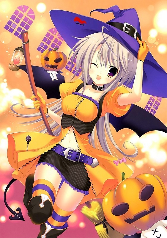 Halloween manga y anime para android e iphone, fondos movil