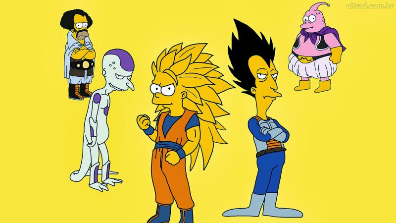 los-simpson-dragon-ball-z-halloween